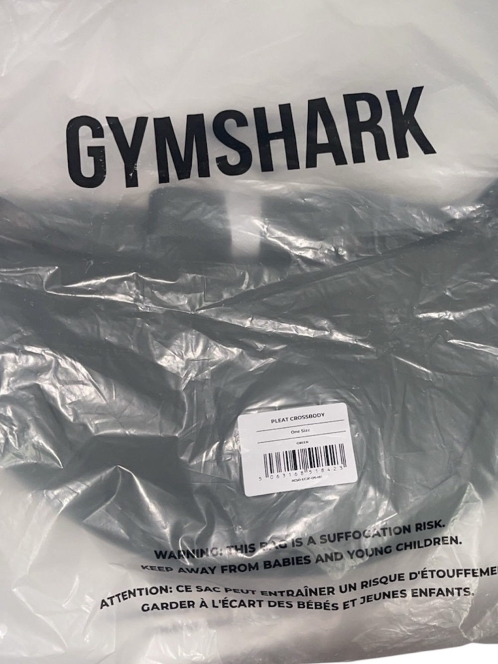 Gymshark Pleat Crossbody Bag - Picture 4 of 5